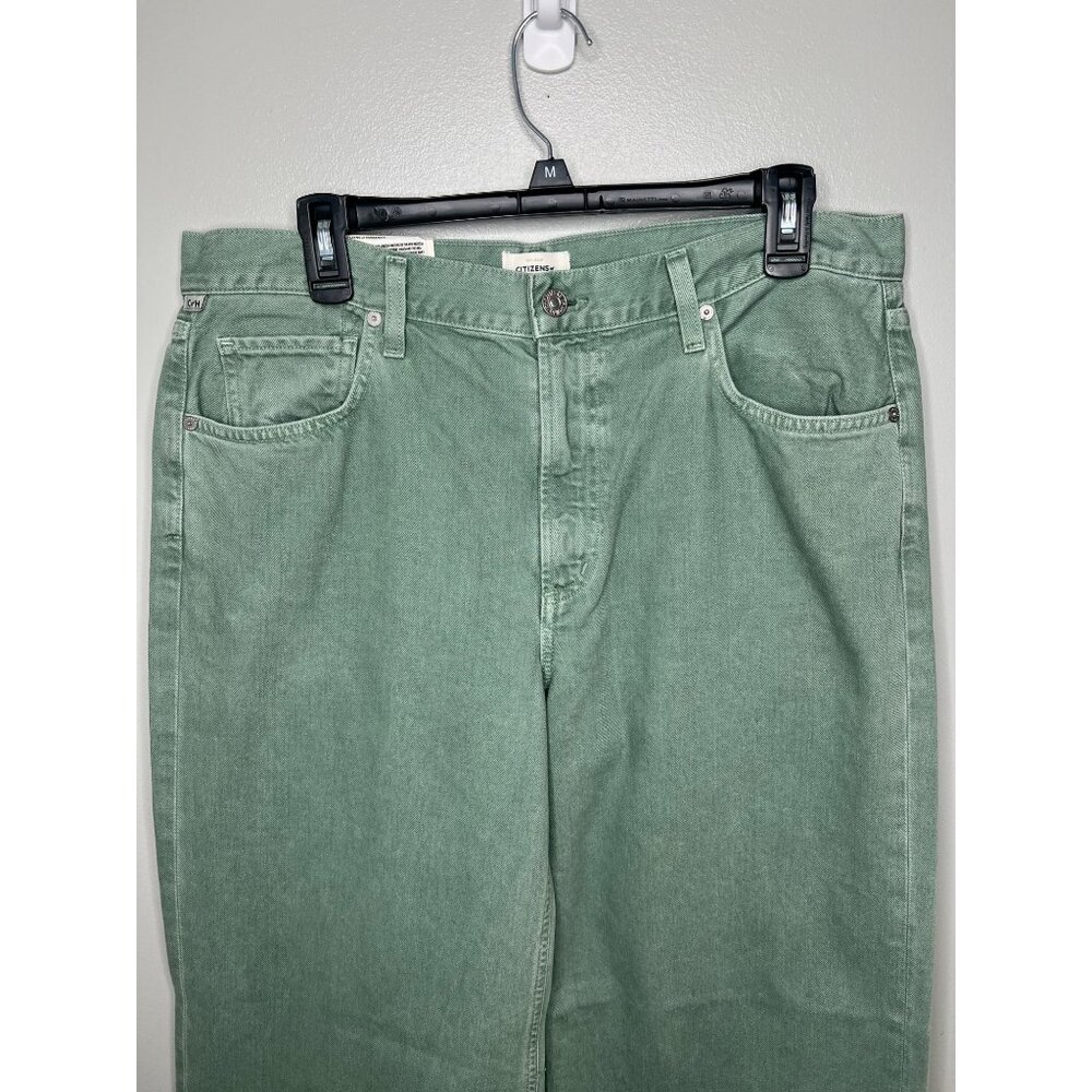 Citizens Of Humanity Loli Mid Rise Baggy in Nova Green Size 31 - Picture 8 of 17